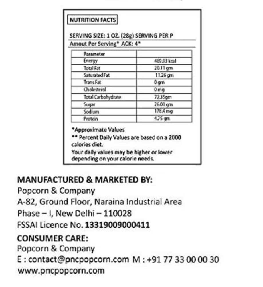 Kernels 450 GM Nutritional